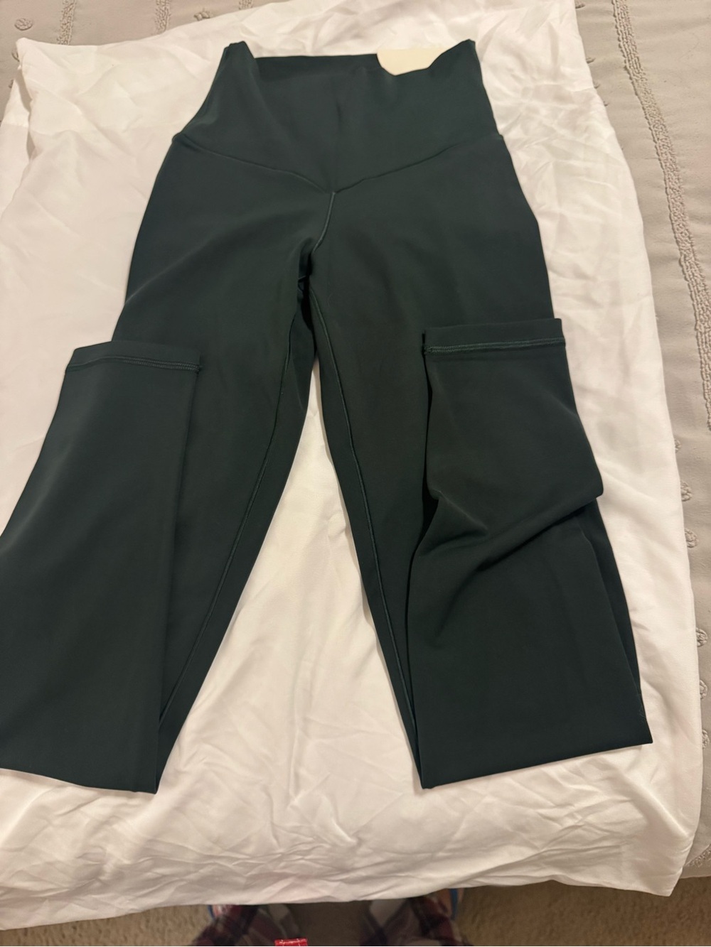 High-Waist Dark Green Leggings